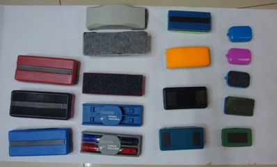 教学演示升级之选 优质带磁条大颗粒白板擦，耐用高效，办公教学好帮手